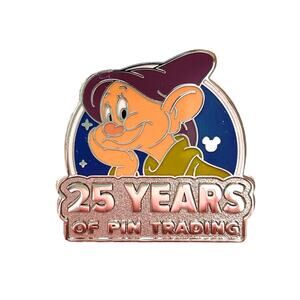 Hidden Disney 2025 Dopey 25 Years of Pin Trading Hidden Mickey Pin Snow White